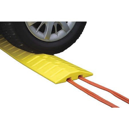 Zoro Select 1792 Cable Protector,Drop Over,2 Channel,6Ft.