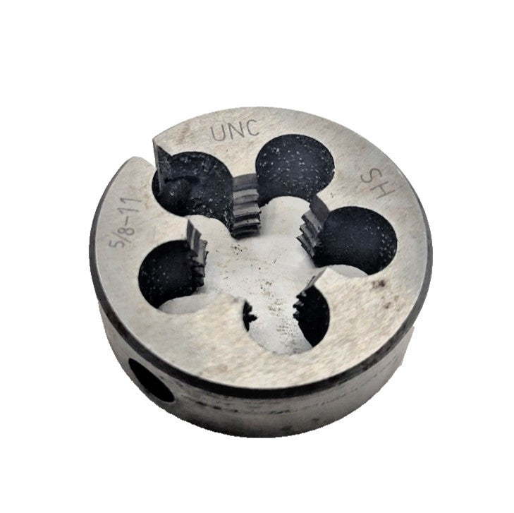 UNTHREADED 5/8"-11 THREADING DIE 1-1/2" OD 1/2" THICKNESS HSS