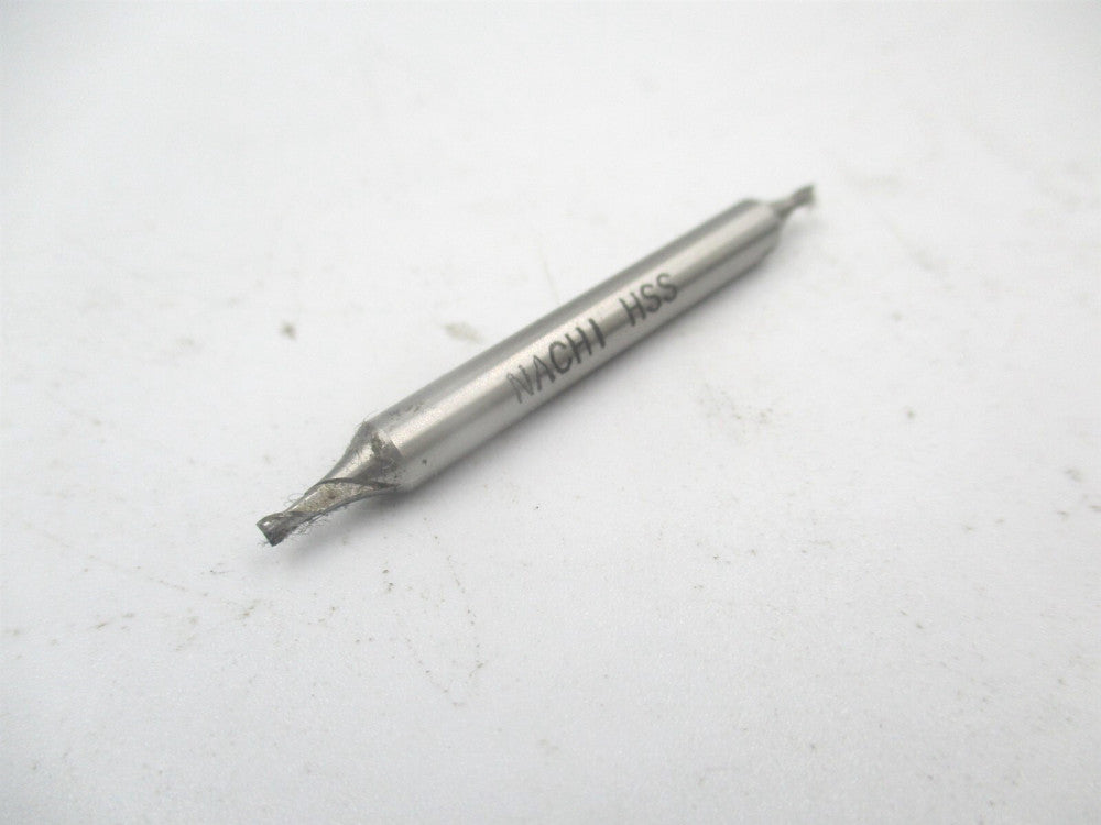 Nachi .269" x 1/16" x 2" OAL High Speed Steel 2-Flute Double End Endmill 