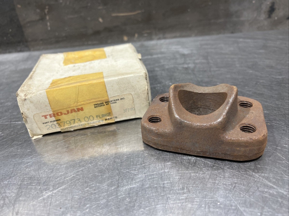 Nos Surplus Trojan Industries Inc Part No 2037973 00 Flange 3FF80