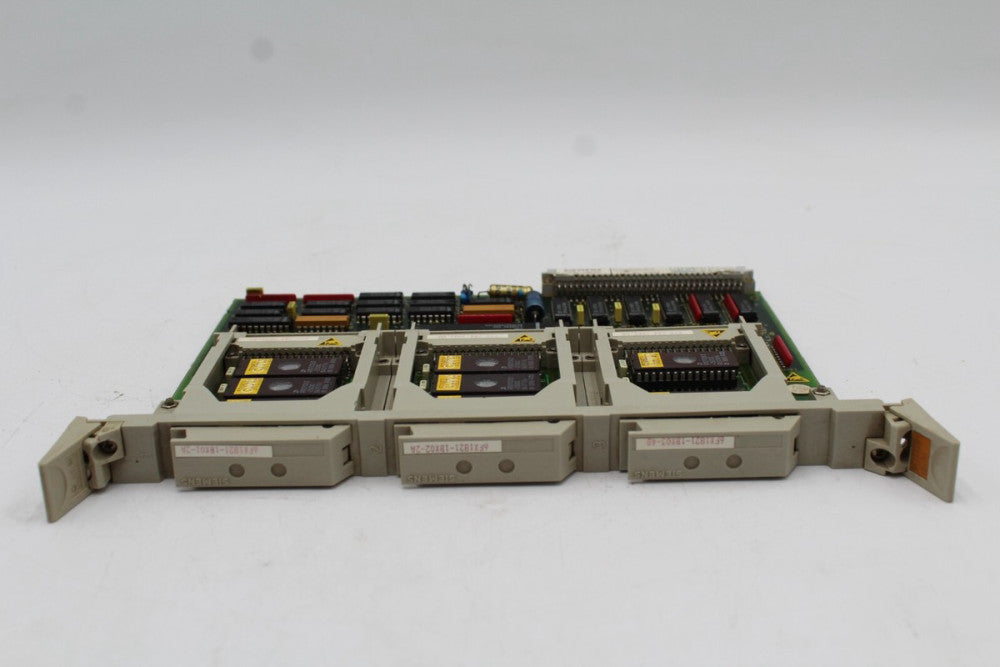 Siemens 6FX1128-1BA00 Memory Board W/ Daughter Boards