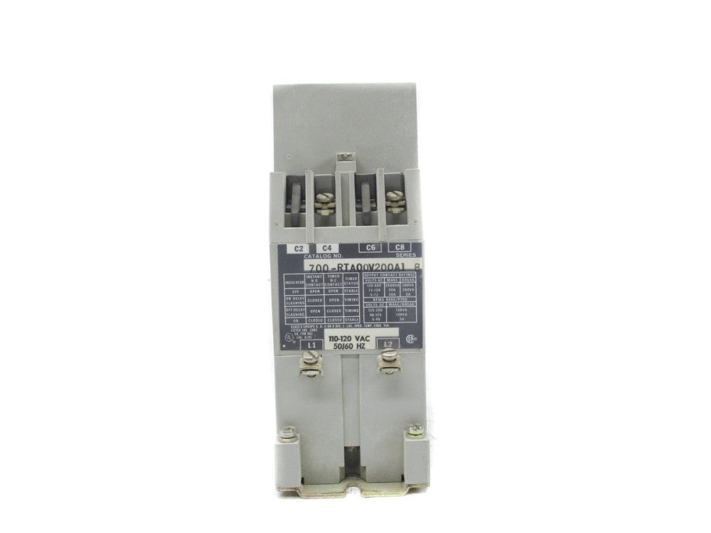 ALLEN BRADLEY 700-RTA00V200A1 SER. B 120V NSNP