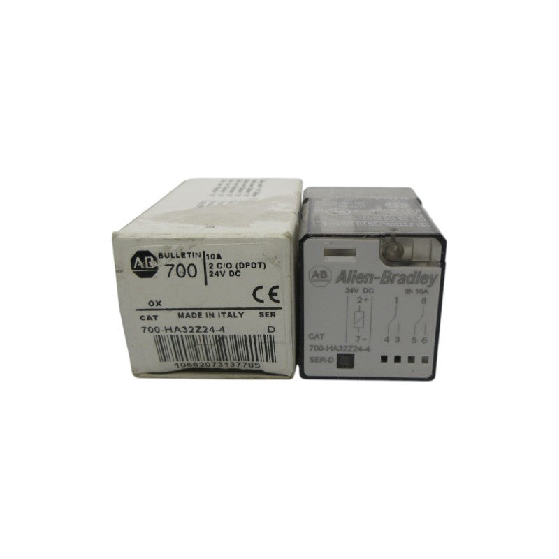 ALLEN BRADLEY 700-HA32Z24-4 SER. D 24VDC 10A (WH) NSMP