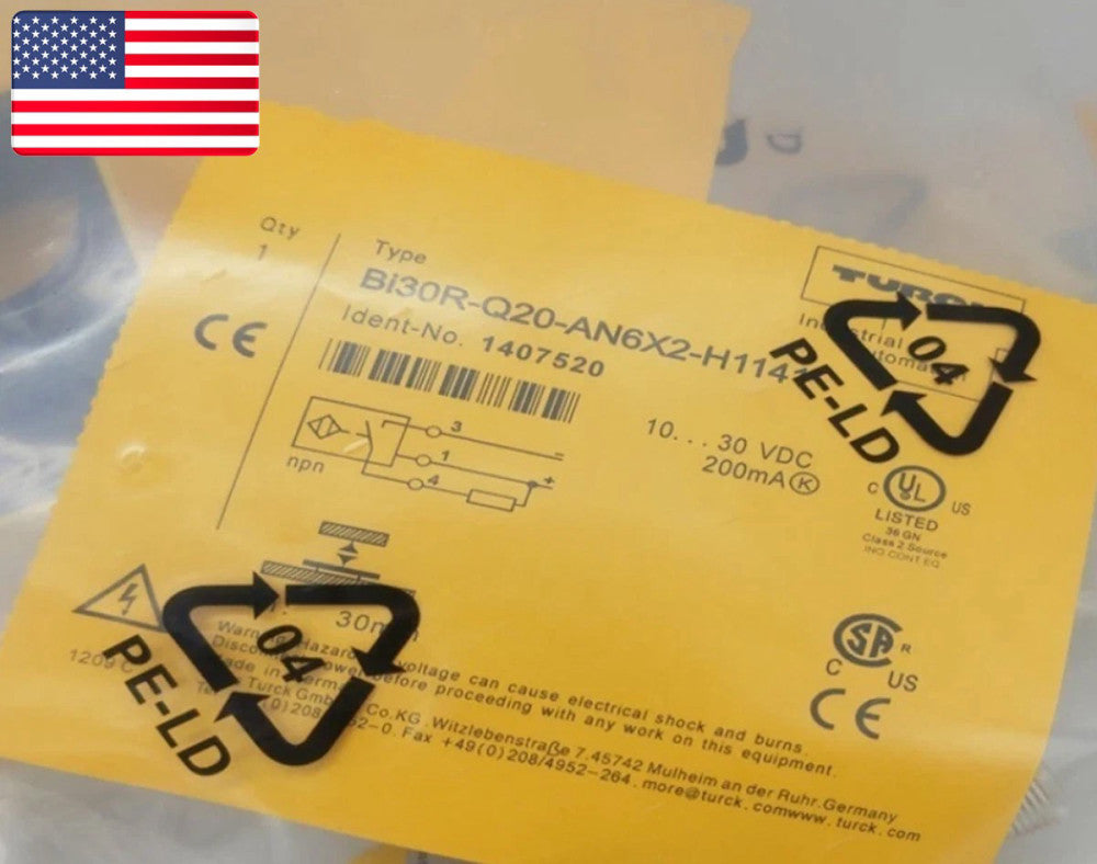 One Brand New TURCK BI30R-Q20-AN6X2-H1141 Proximity Switch Sensor - US Stock