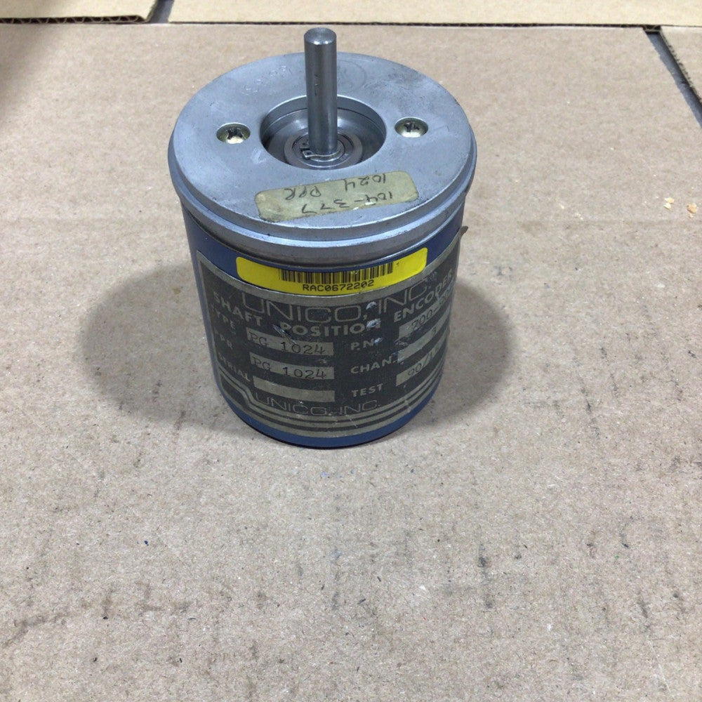 Unico Optical Encoder  PG1024  PPR PG 1024 P/N 700-904 CHAN 3 NOS