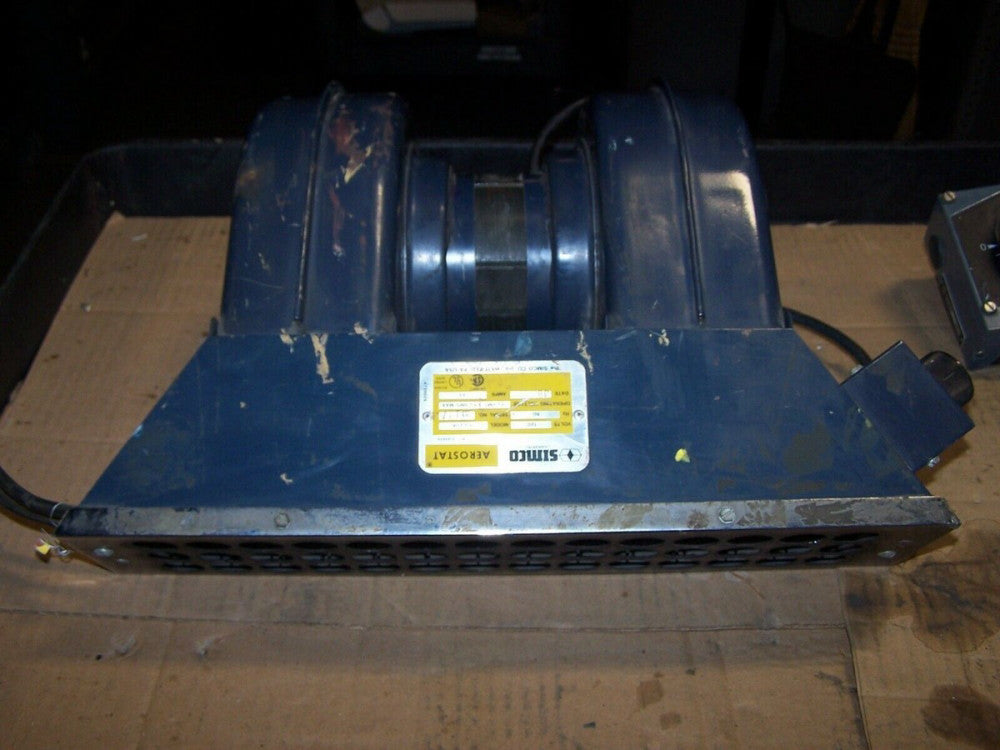 SIMCO AEROSTAT AS-20A STATIC ELIMINATION BLOWER 120 VAC 