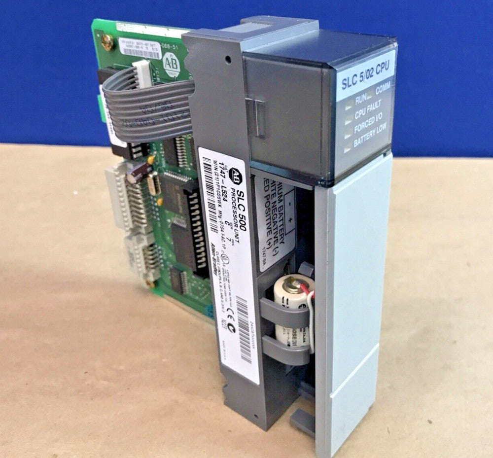 ALLEN BRADLEY 1747-L524 SLC 5/02 CPU Ser. C, FRN. 7