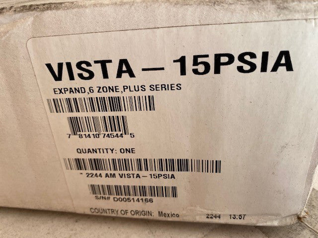 Honeywell VISTA-15PSIA Alarm Control Panel, Expand, 6 Zone, Plus Series (NEW)