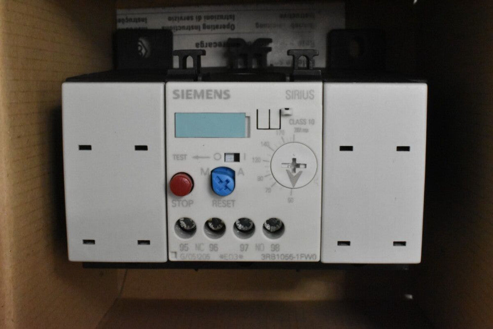 Siemens 3RB1056-1FW0 Solid State Overload Relay 50-200A
