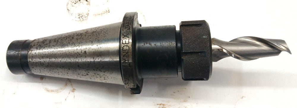 LYNDEX ENDMILL TOOLHOLDER CAT 50 PROJECTION 3-1/2 IN. ENDMILL DIA 1 IN.
