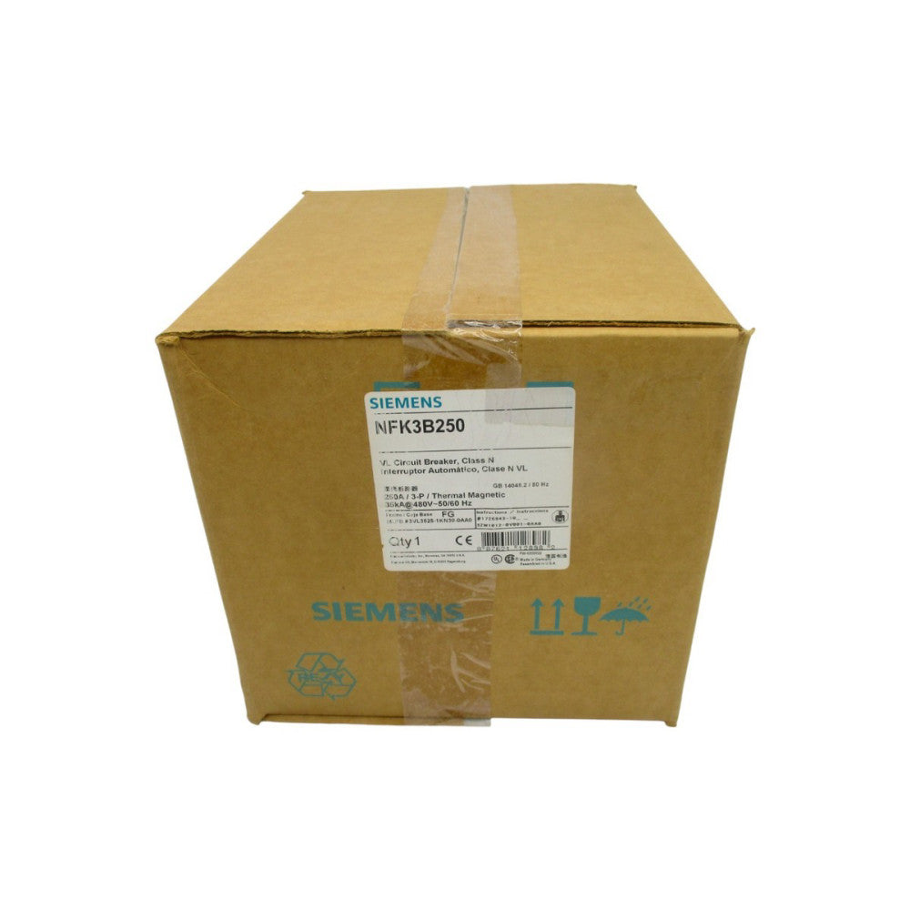 SIEMENS NFK3B250 3VL3525-1KN30-0AA0 480V 250A NSFS