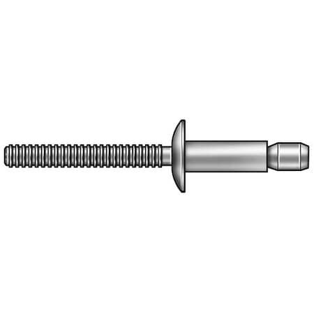 Stanley Engineered Fastening Ad84bs203 Blind Rivet, Dome Head, 1/4 In Dia.,