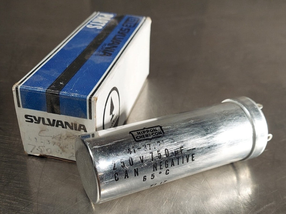 NIPPON CHEMI-CON Sylvania Capacitor 41-37721-1.  250@750
