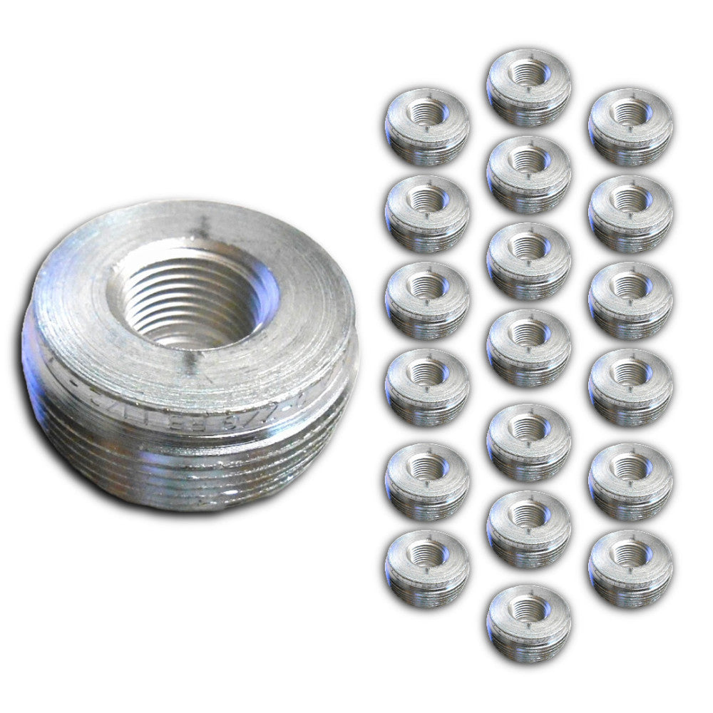 APPLETON O-Z/G REDUCING BUSHING (LOT OF 20) 1/2" X 1-1/2" STEEL