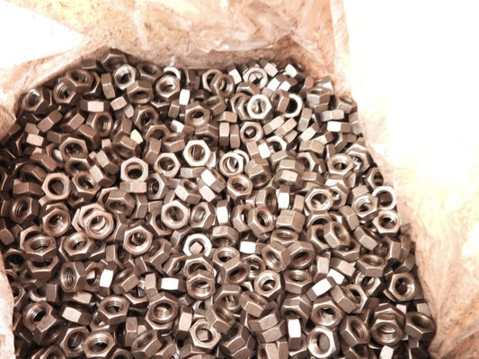 (1500 Pcs) 1/2-13 COARSE J995 Grade 8 Hex Jam Nut Plain Finish