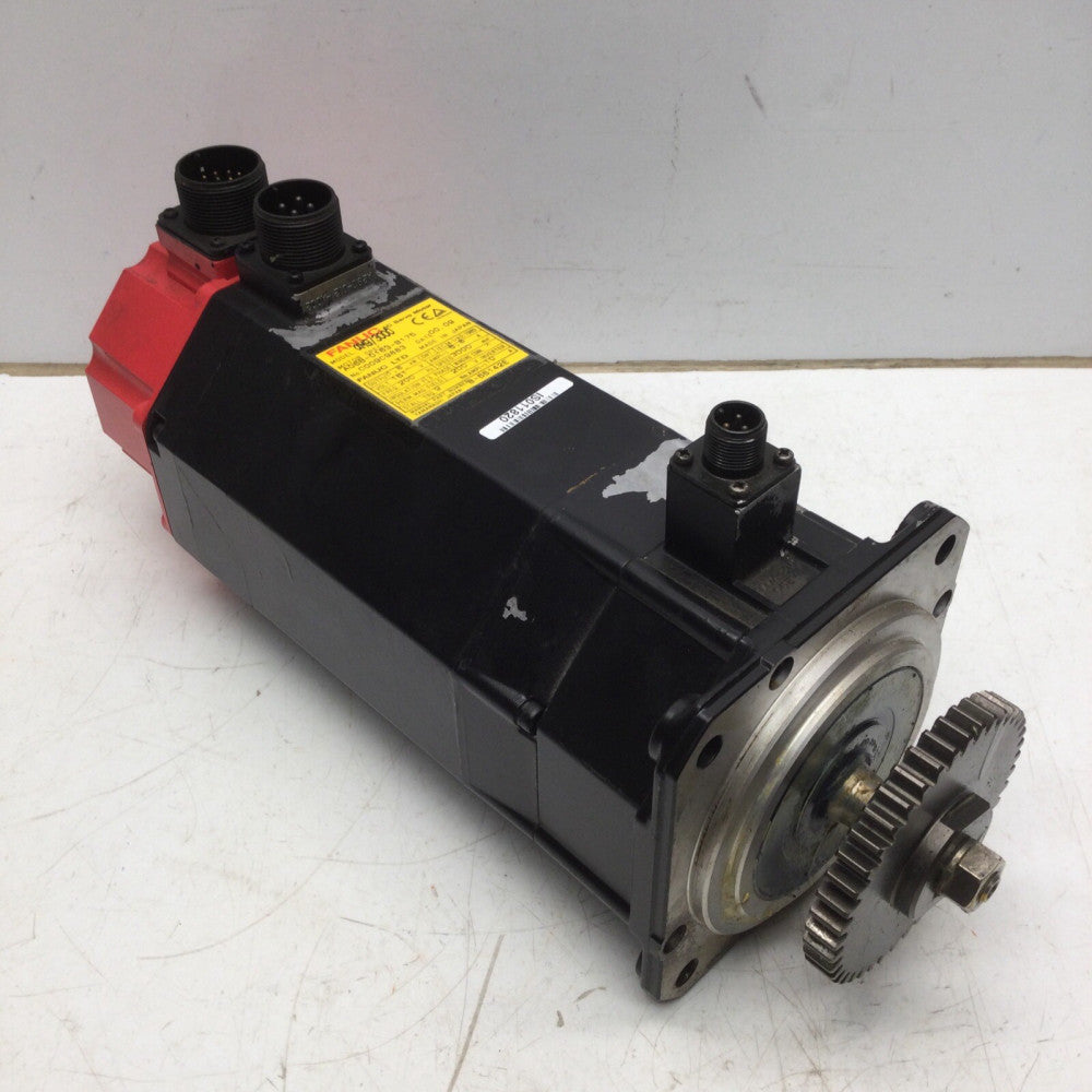 FANUC AM9/3000 AC Servo Motor A06B-0163-B175, 161 V 6, 8 AMP, 3 Phase (LOT#1)