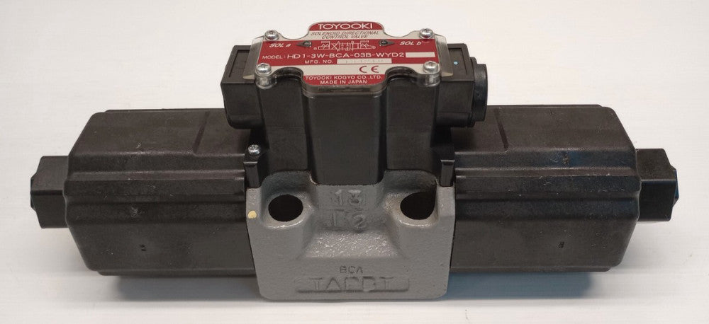 Toyooki HD1-3W-BCA-03B-WYD2 Solenoid Directional Control Valve HD13WBCA03BWYD2