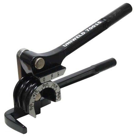 Uniweld 70015 Tube Bender,1/4,5/16,3/8 In,Soft Metals