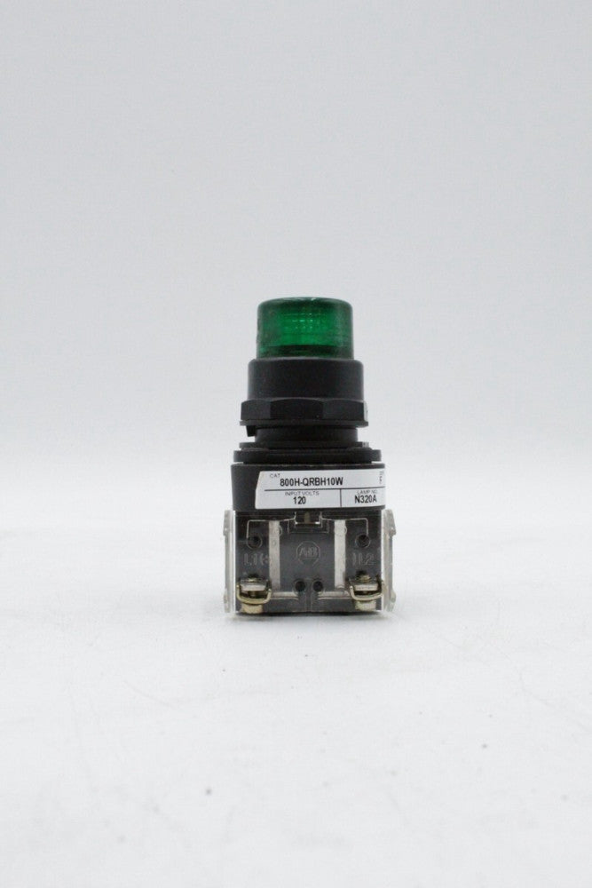 Allen-Bradley 800H-QRBH10W Green Push Button