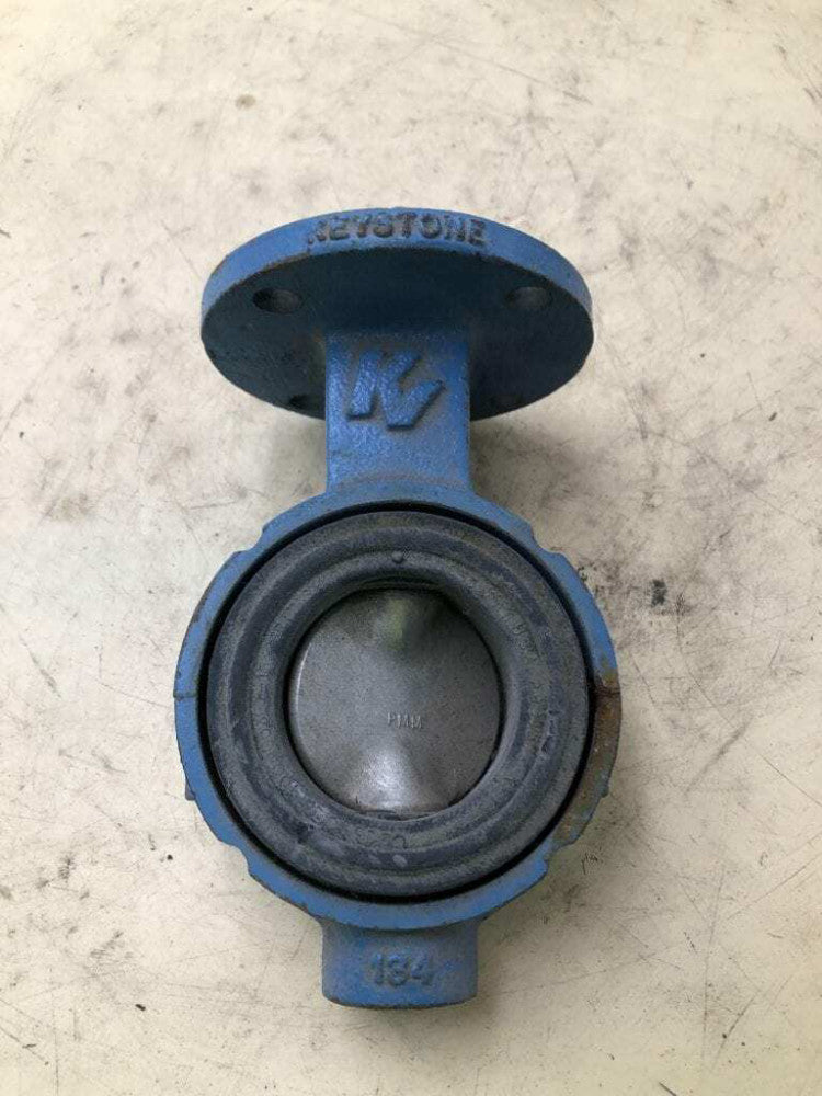 Keystone 2" CI Wafer Butterfly Valve w/ 304SS Disc