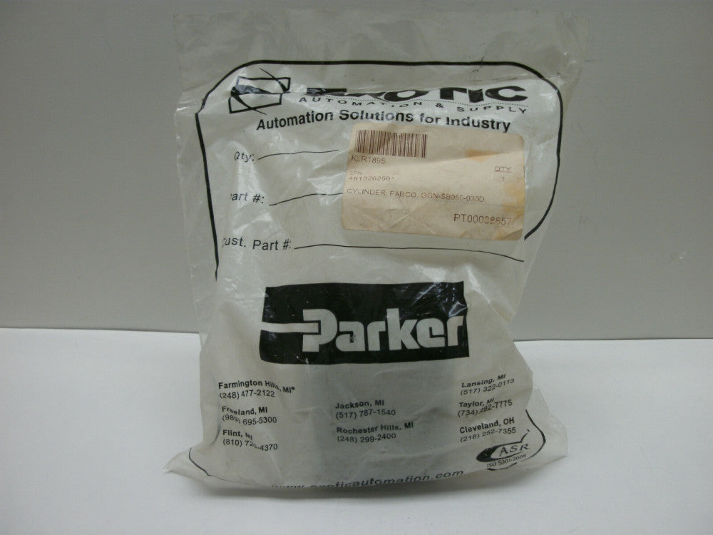 FABCO-AIR GGN-SB050-030D PNEUMATIC CYLINDER 50MM BORE NEW IN BAG