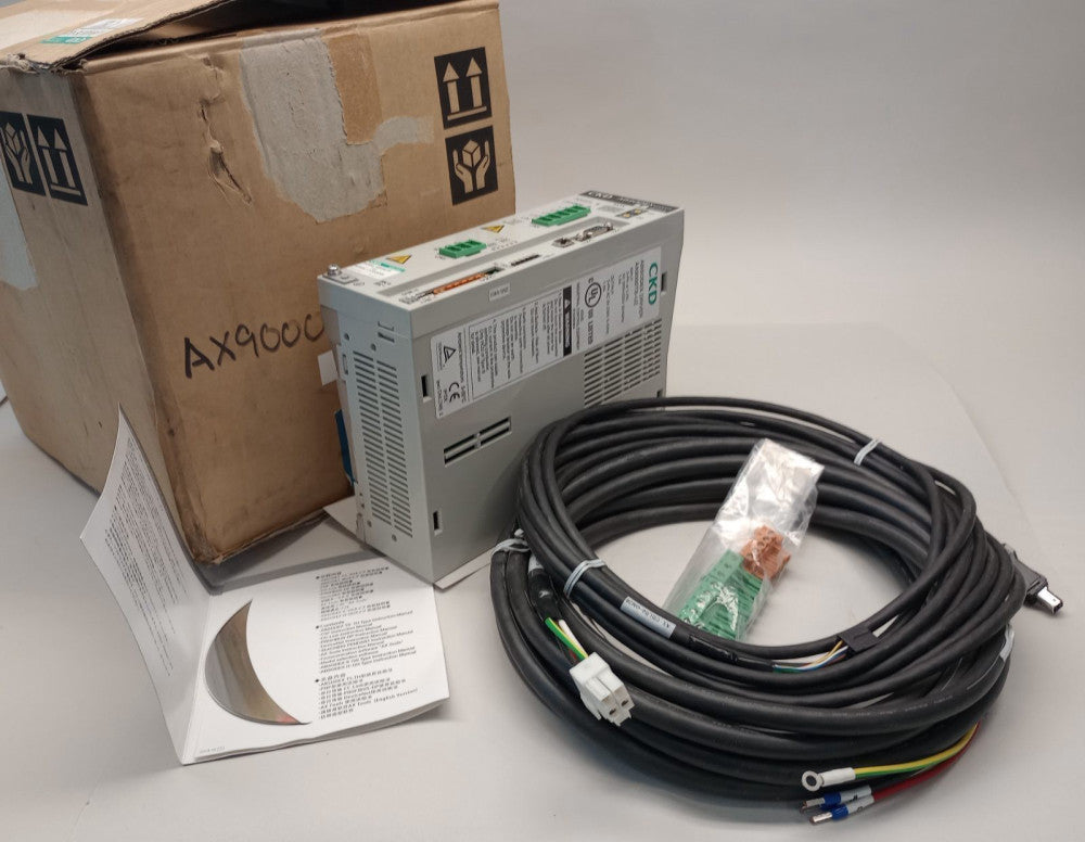 CKD AX9000TS-U2 Used Absodex Driver And Cable T-series 3ph/1ph 200-230V 50/60hz
