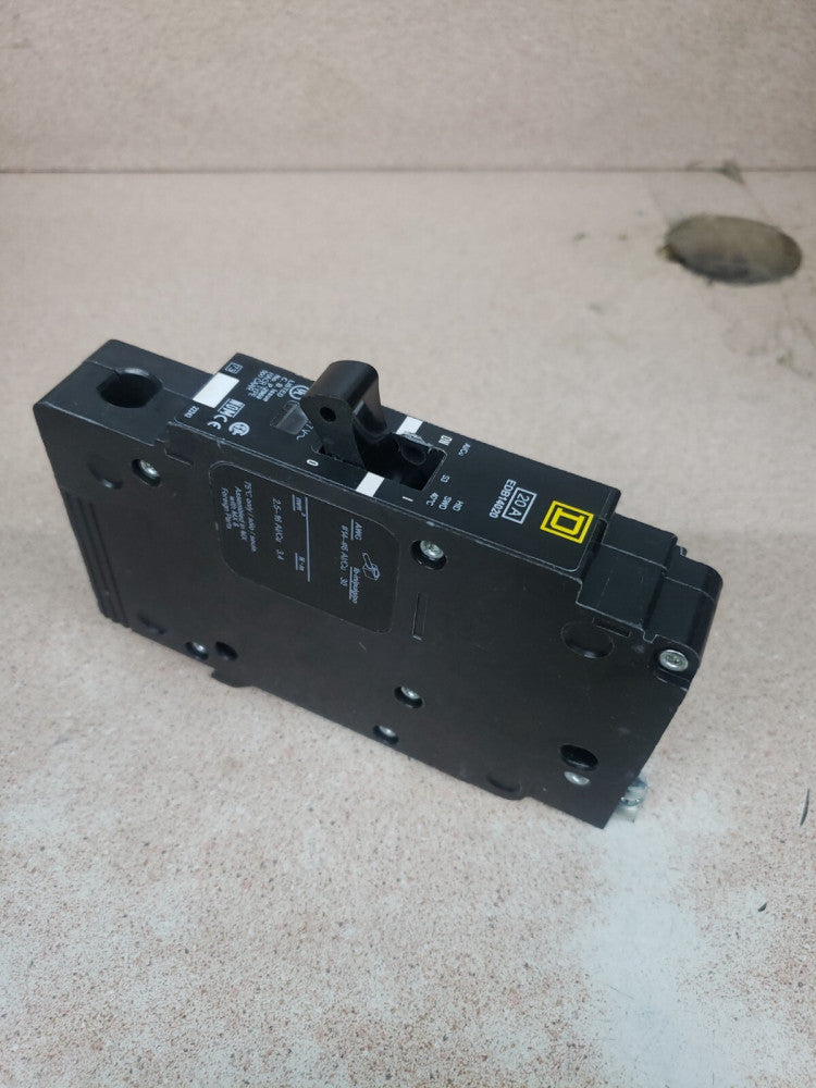 1) New no Box! Square D EDB14020 20A 120/277VAC 1 Pole Circuit Breaker