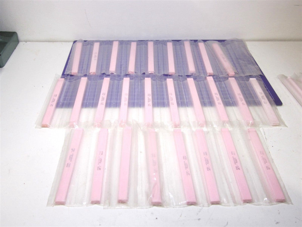 SPI ("RUBY 220") Rectangle Polishing Stones AO 6" OAL Qty: 27 Pcs.