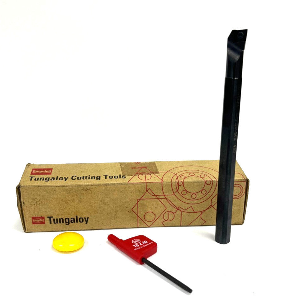 TUNGALOY S06-SCLCL2 INDEXABLE BORING BAR 0.5000" MIN BORE LEFT HAND OAL 5"