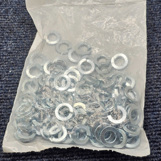 (QTY 200) Lawson A530 3/8" Alloy Steel Zinc Finish Split Lock Washers