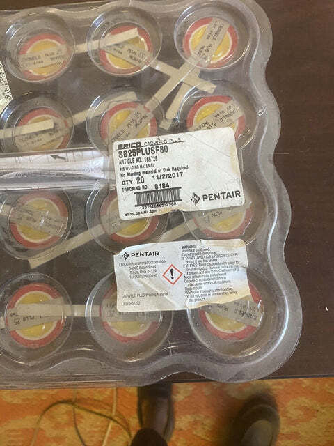 NEW PENTAR ERICO Sb25plusf80 Cadweld Plus Weld Metal F80 #25 (20 PC LOT)