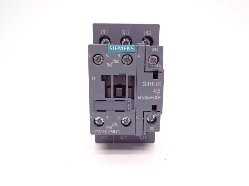 SIEMENS 3RT2026-1BB40 24VDC NSNP