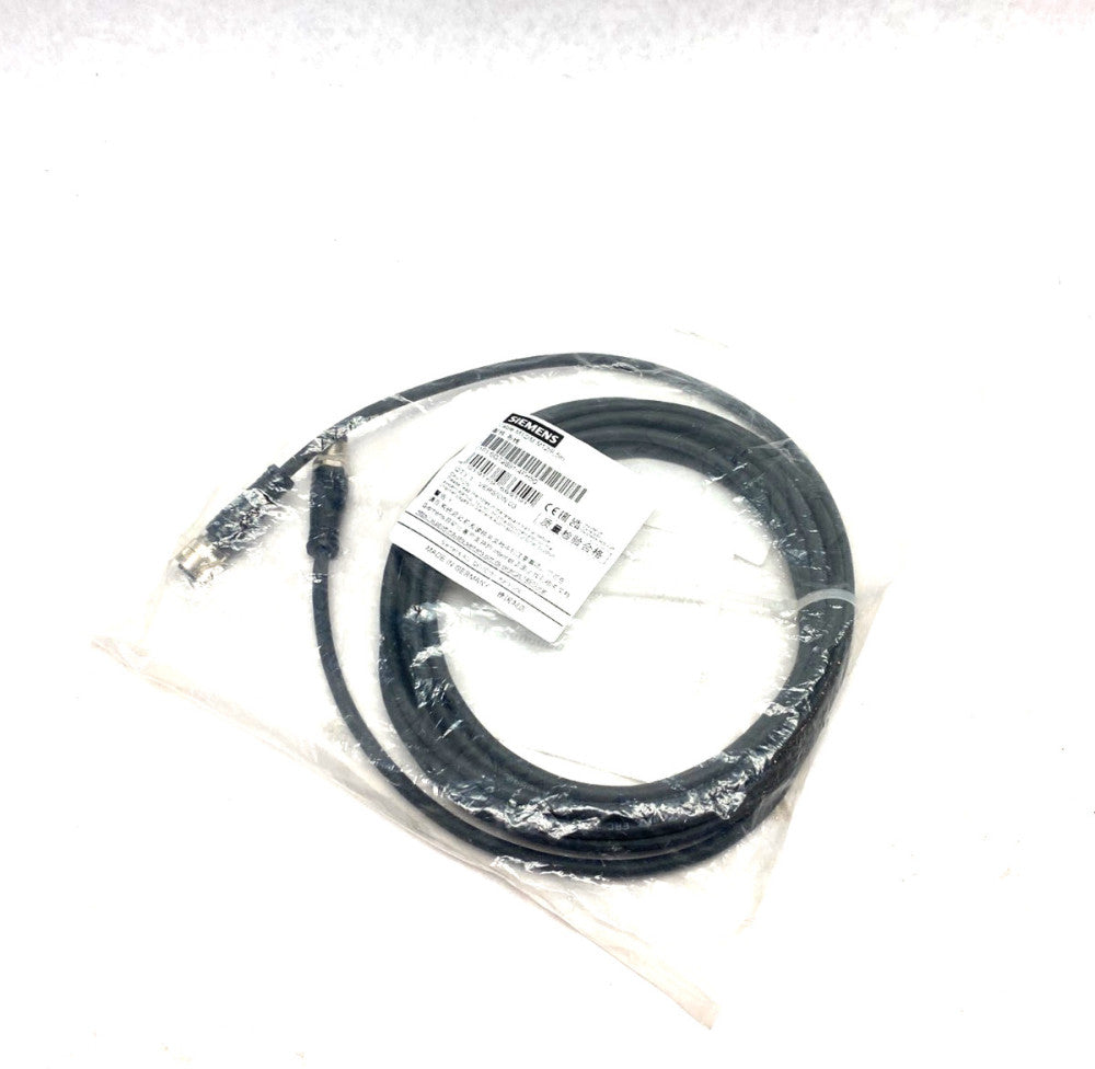 Siemens 6GT2891-4FH50 SIMATIC RF MV Plug-In Cable M12/M to M12/F, 5m Length