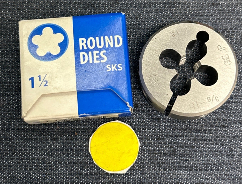 OSG  ADJUSTABLE ROUND SPLIT DIE  3/8-16  NC