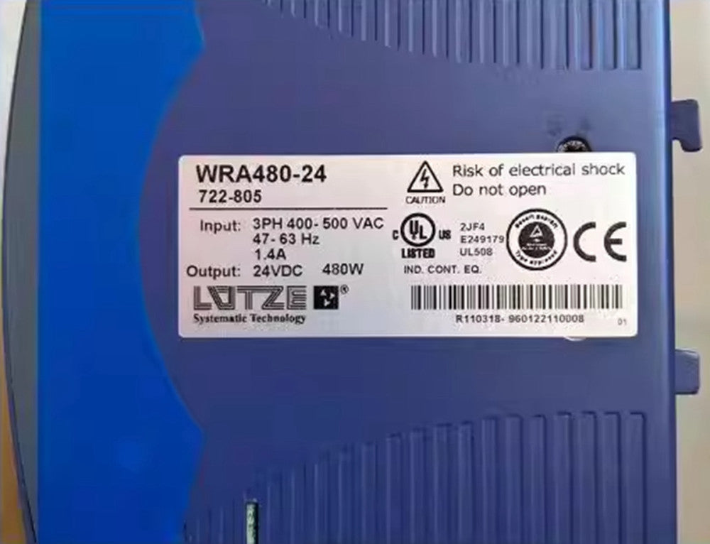 One Brand New CHINFA ELECTRONICS WRA480-24 722805 Power Supply 480W 24V