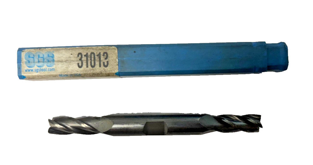 SGS TOOL, 31013, SER 10 5/16" ENDMIL, DOUBLE END, OAL 3-1/2"
