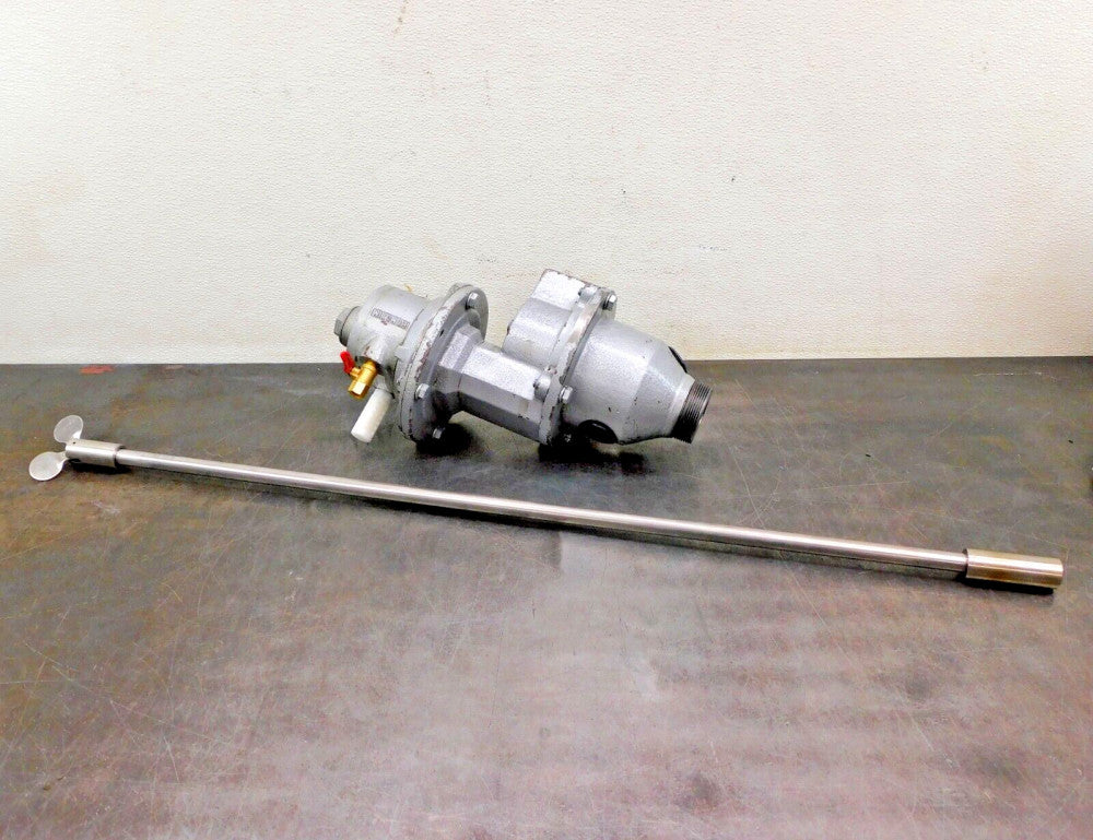 Dayton 32V125 Drum Mixer,1/2 Hp Air SS Folding Mixing Prop 2" Bung Pneumatic