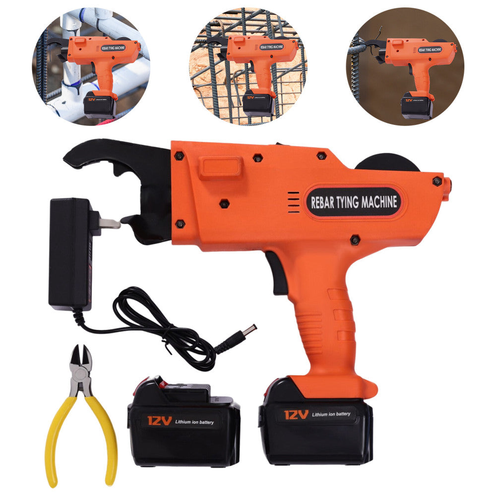 Automatic Handheld Rebar Tier Tying Reinforcing Steel Strapping Machine Tool Kit