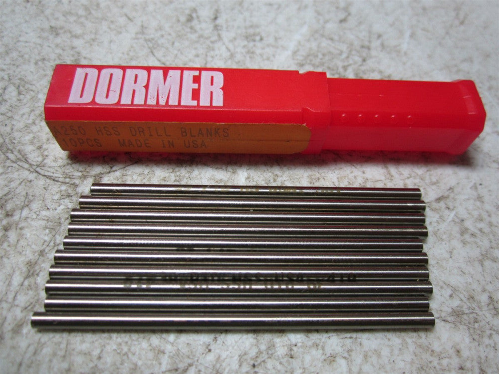 Dormer A250 0283 #39 High Speed Steel Drill Blanks - Pack of 10