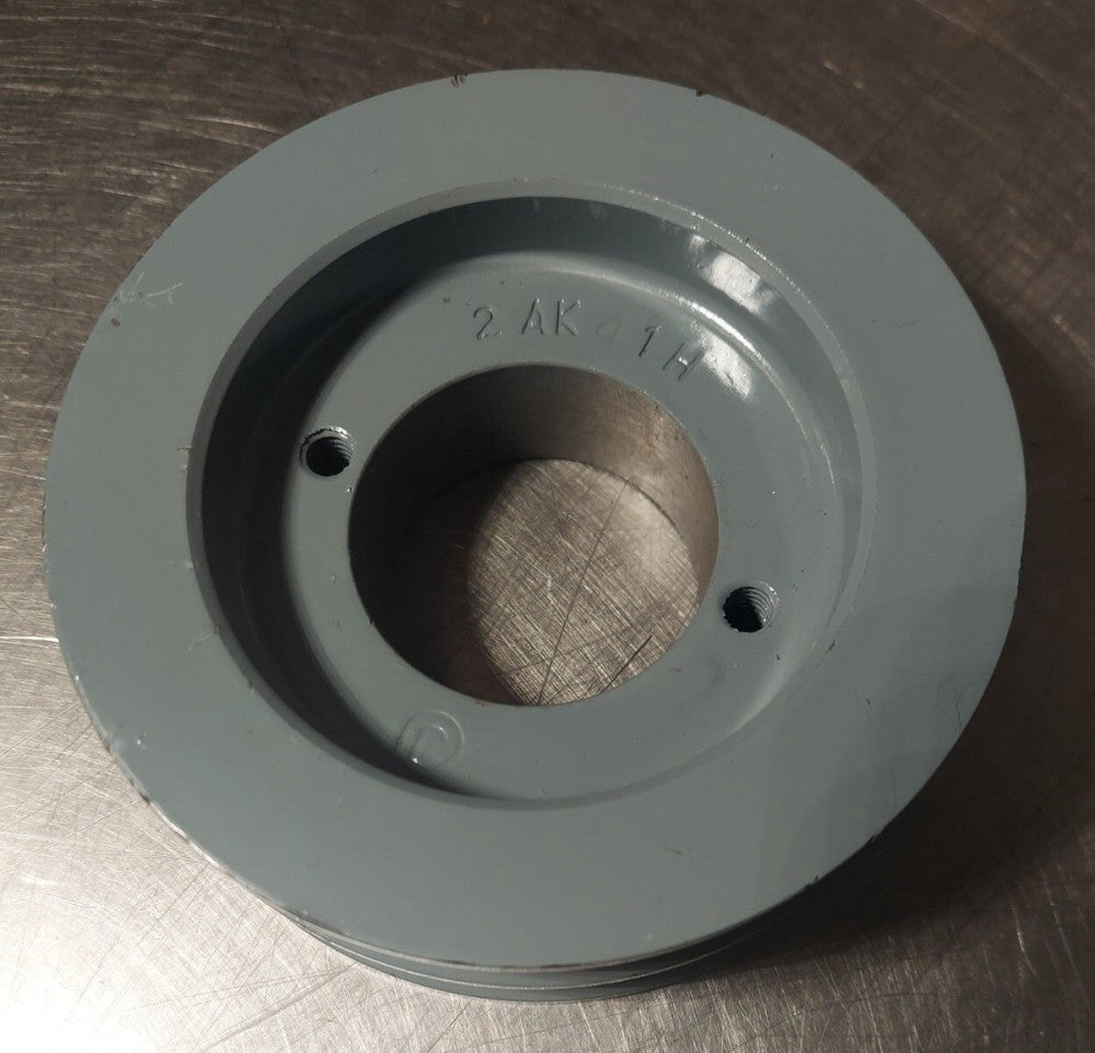 2AK41H V-Belt Pulley, 2 Groove. For AL or A Belt. Cast Iron.