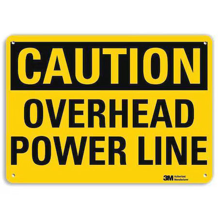 Lyle U4-1579-Ra_10X7 Safety Sign, 7 In Height, 10 In Width, Aluminum, Vertical