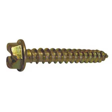 Zoro Select 08200Hs Con-Sert Screws Masonry Screw, 5/32" Dia., Hex, 2 In L,