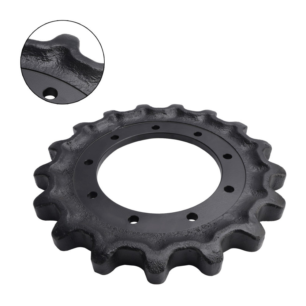 V0611-21112  Sprocket For Kubota SVL90/SVL90-2/ SVL95/ SVL95-2 9 Hole 17 Teeth