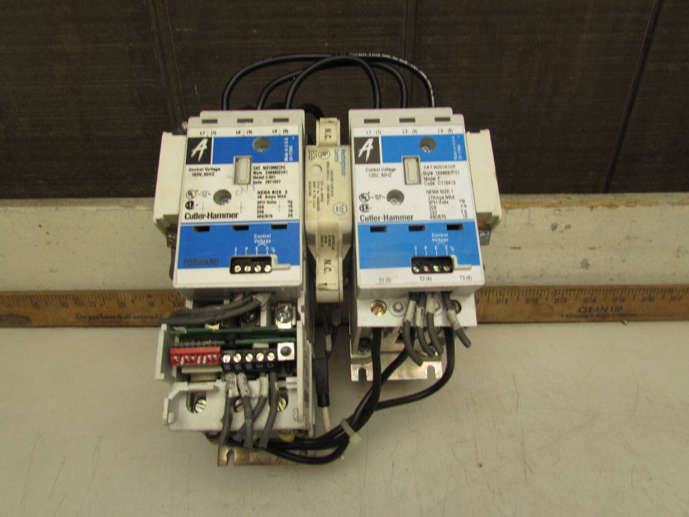 CUTLER-HAMMER REVERSING STARTER,W210M2CFC,SIZE 2,120V,NICE TAKEOUT!MAKE OFFER!