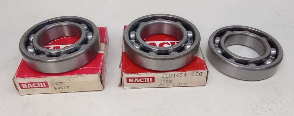 Nachi 6209 Ball Bearing Deep Groove 45X85X19mm (Pack of 3)