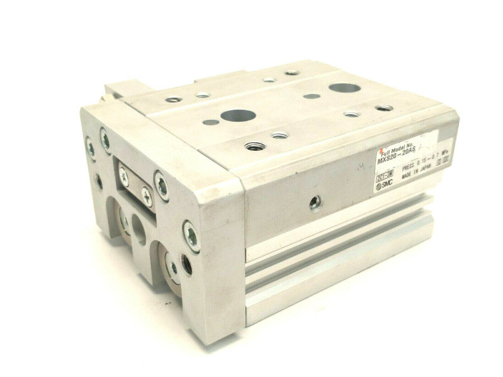 SMC MXS20-20AS Dual Rod Slide Table Guided Cylinder 20mm Bore 20mm Stroke