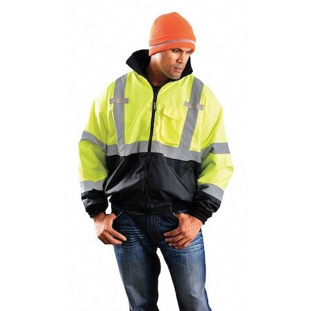 Occunomix Lux-Etjbjr-By3x Men's Jacket, 100% Polyester, Yellow, 3Xl