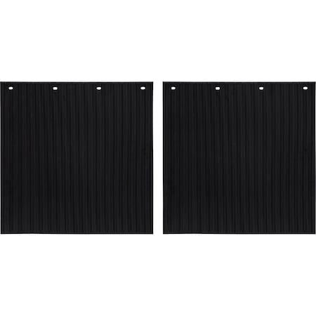 Buyers Products B24psrpbpkgd Mudflaps, 24 In X 24 In, Polymer, Black, 1 Pr