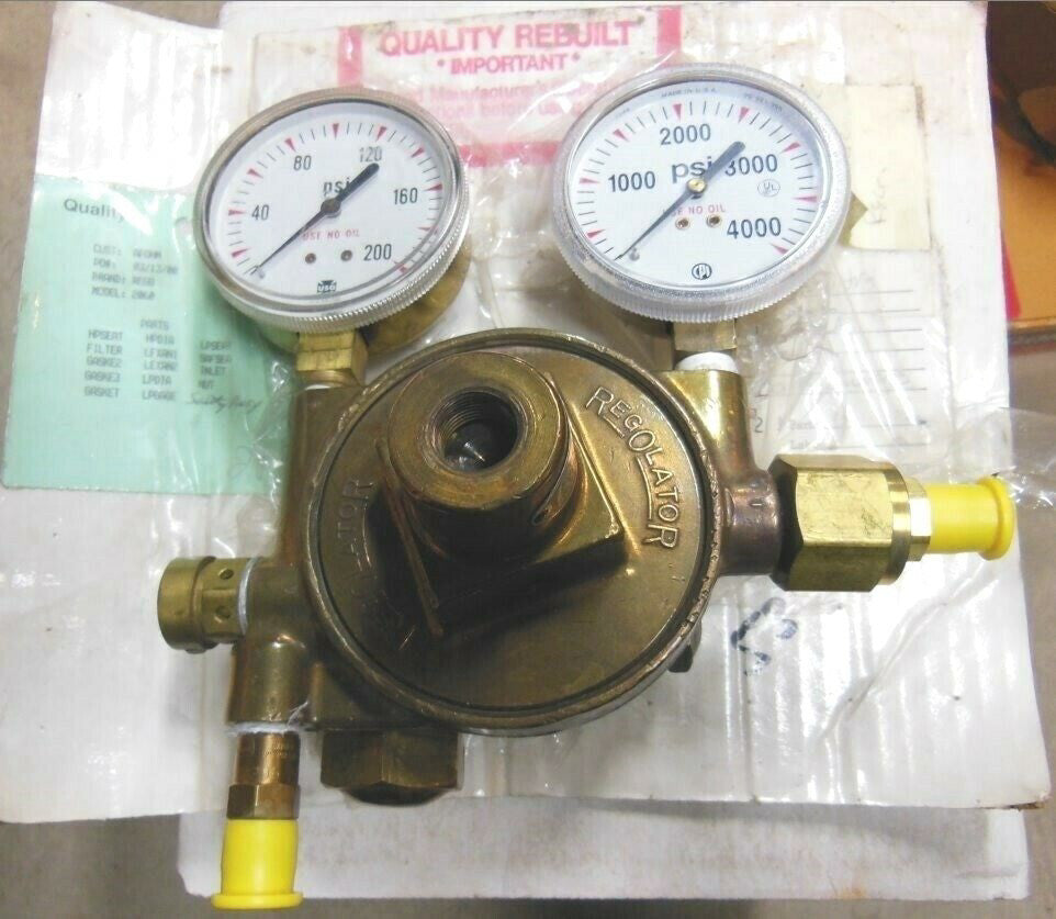 REGO 2060 - TWO STAGE CYLINDER REGULATOR - 4000 PSI - Manufacture Rebuilt