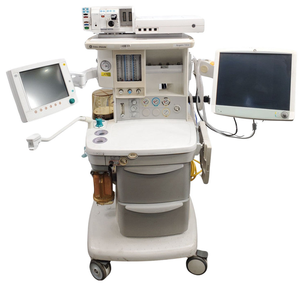 DATEX-OHMEDA AESPIRE VIEW ANESTHESIA MACHINE W/ B850 MONITOR